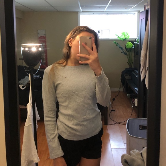 Tommy Hilfiger long sleeve tee grey - Picture 3 of 3